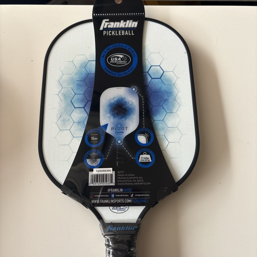 Franklin Pickleball Paddle - Blue and Black